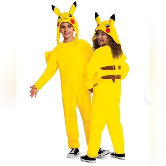 NWT Medium Pokemon Pikachu Kids Halloween Costume Youth Medium 7/8 - Picture 1 of 7